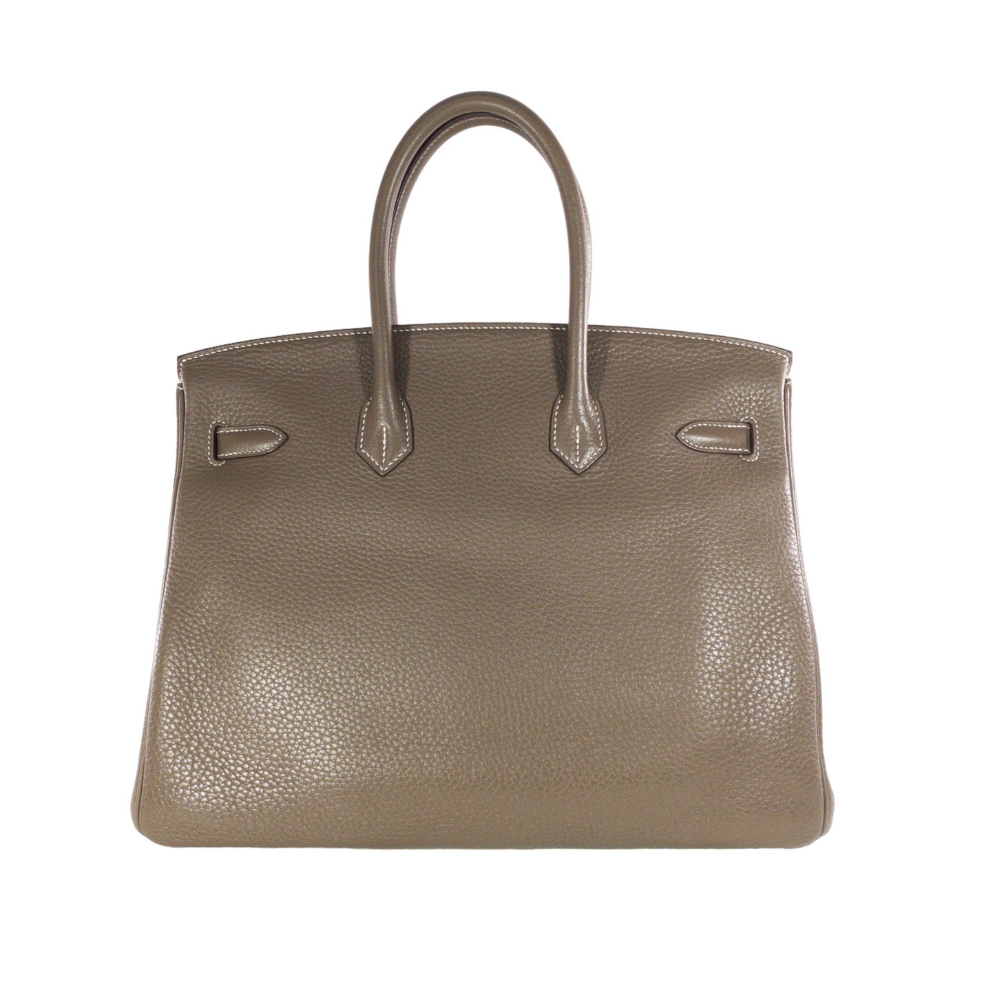 Hermes Etoupe Birkin 35 Clemence  GHW