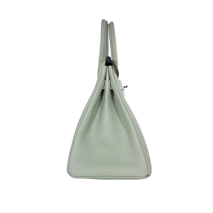 Hermes Gris Neve Togo Birkin 30 PHW