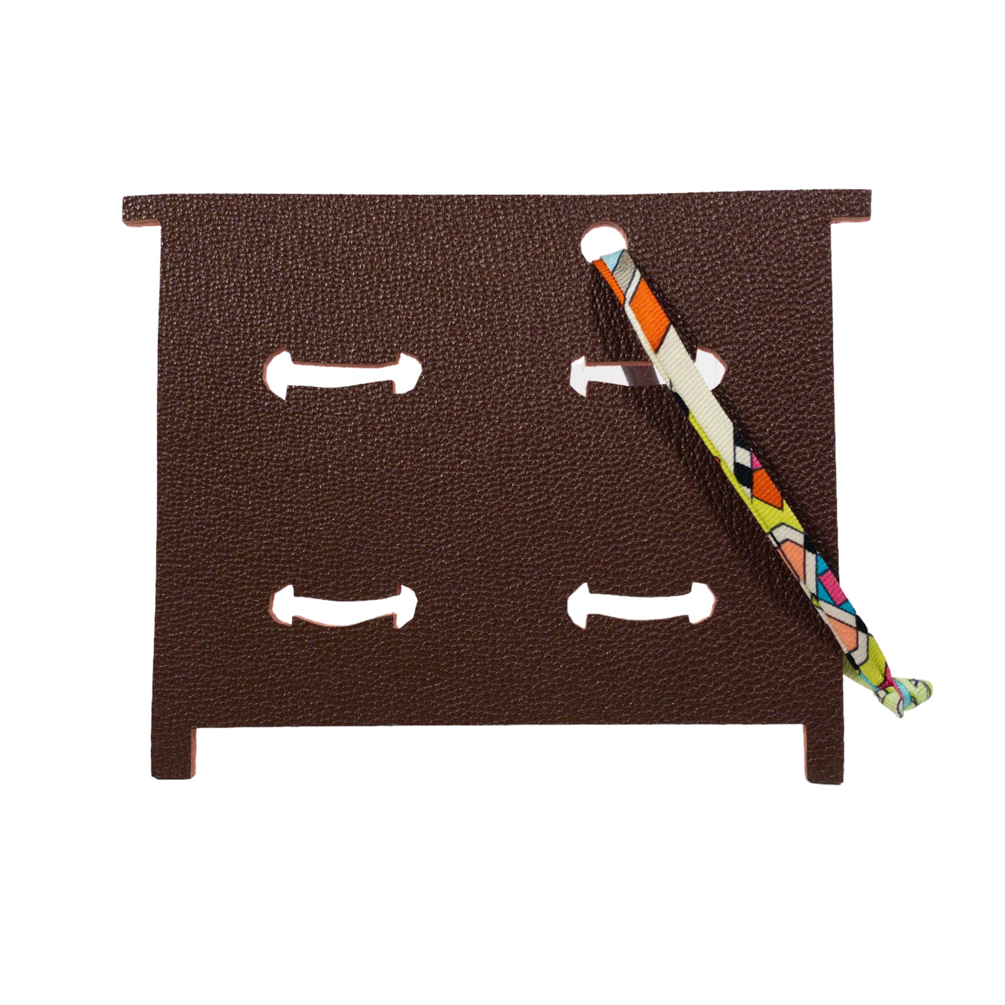 Hermes 'Petite H' Leather Bag Charm