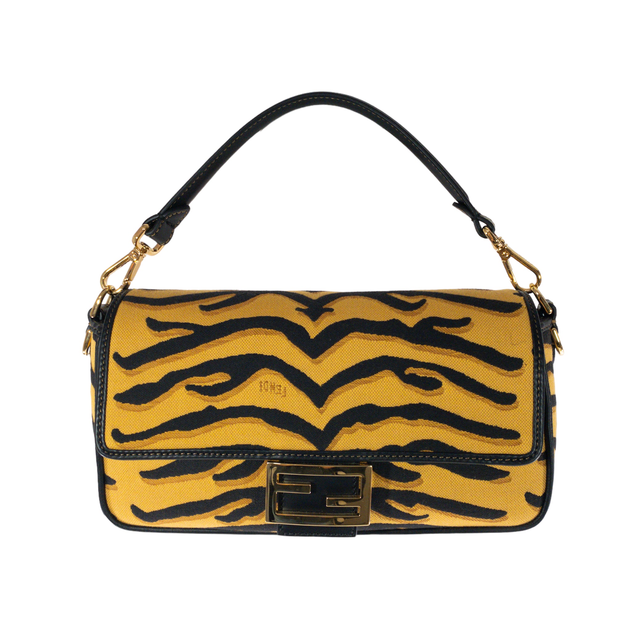 Fendi canvas baguette deals