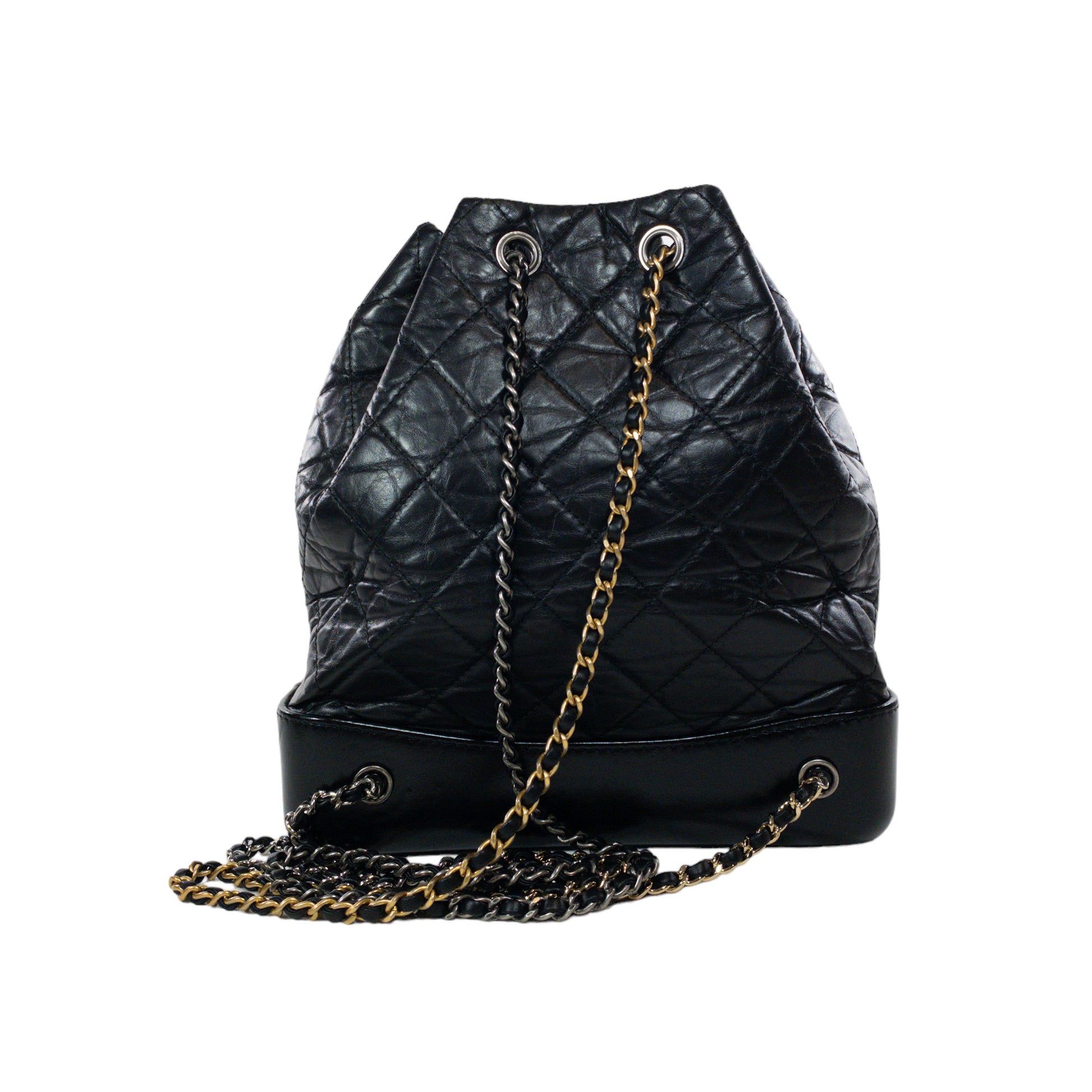 chanel mini backpack black Chanel Small Black Gabrielle Backpack – Consign of the Times ™
