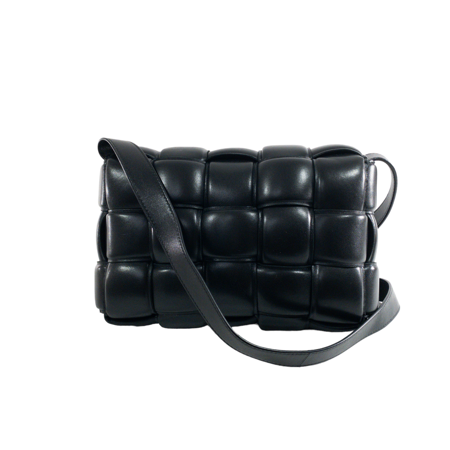 Bottega Veneta Black Padded Cassette Bag