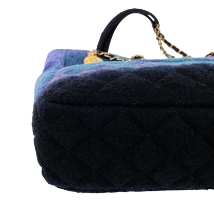 Chanel Watercolor Tweed Shopping Tote