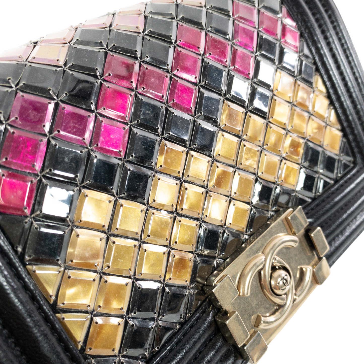 Chanel Small Beaded Sequin Boy Bag