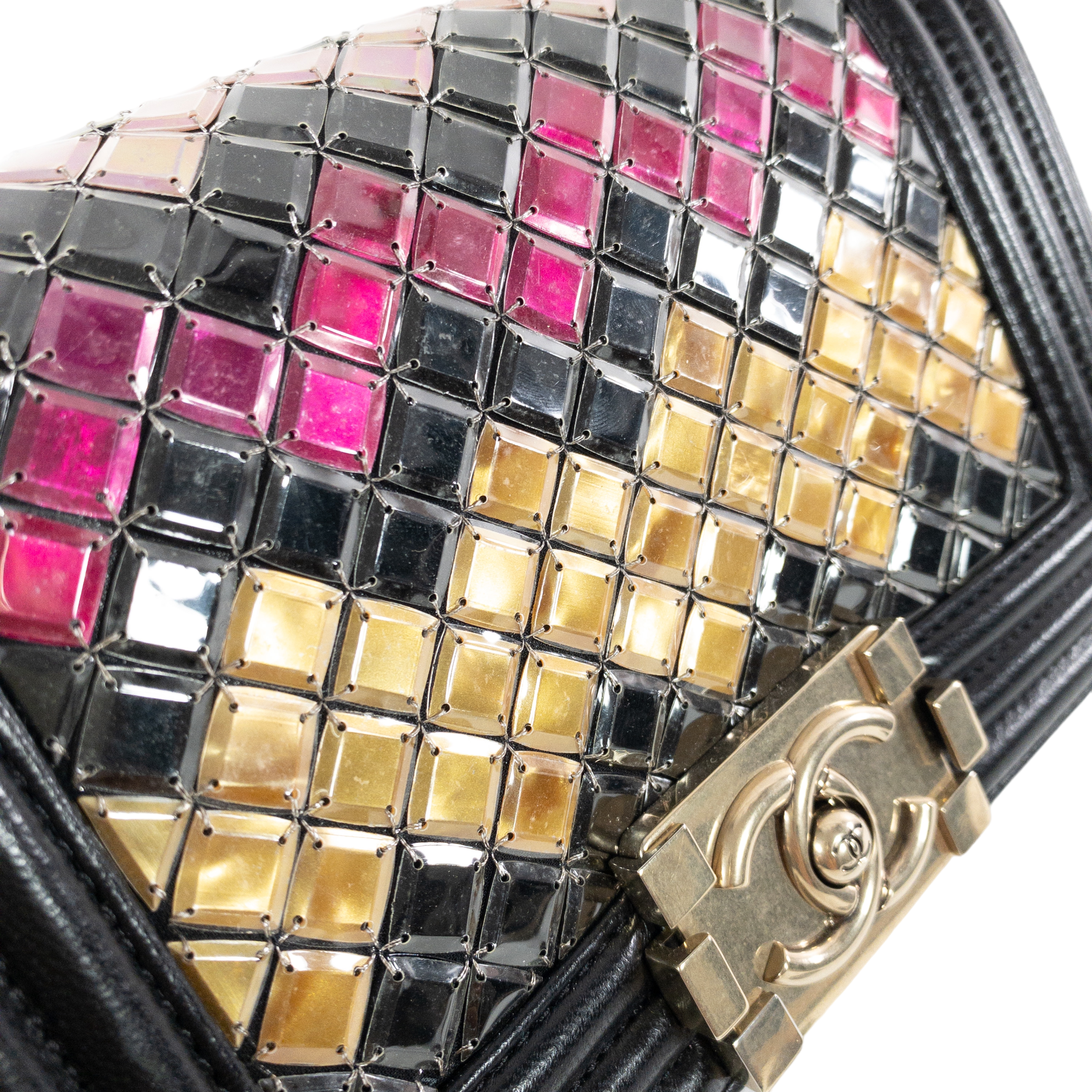 Chanel Small Beaded Sequin Boy Bag