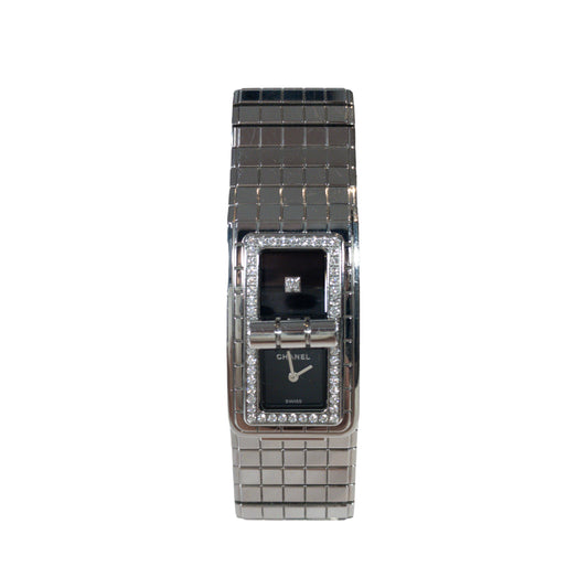 Chanel Code Coco Watch Steel with Diamonds