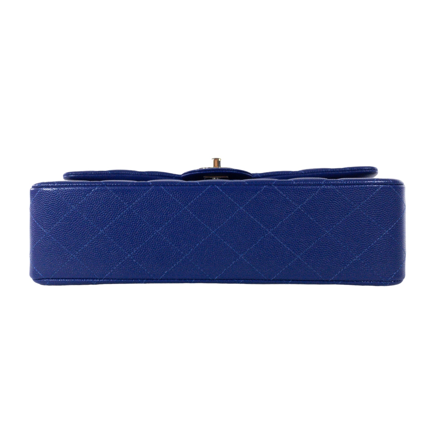 Chanel Royal Blue Caviar Medium Flap SHW