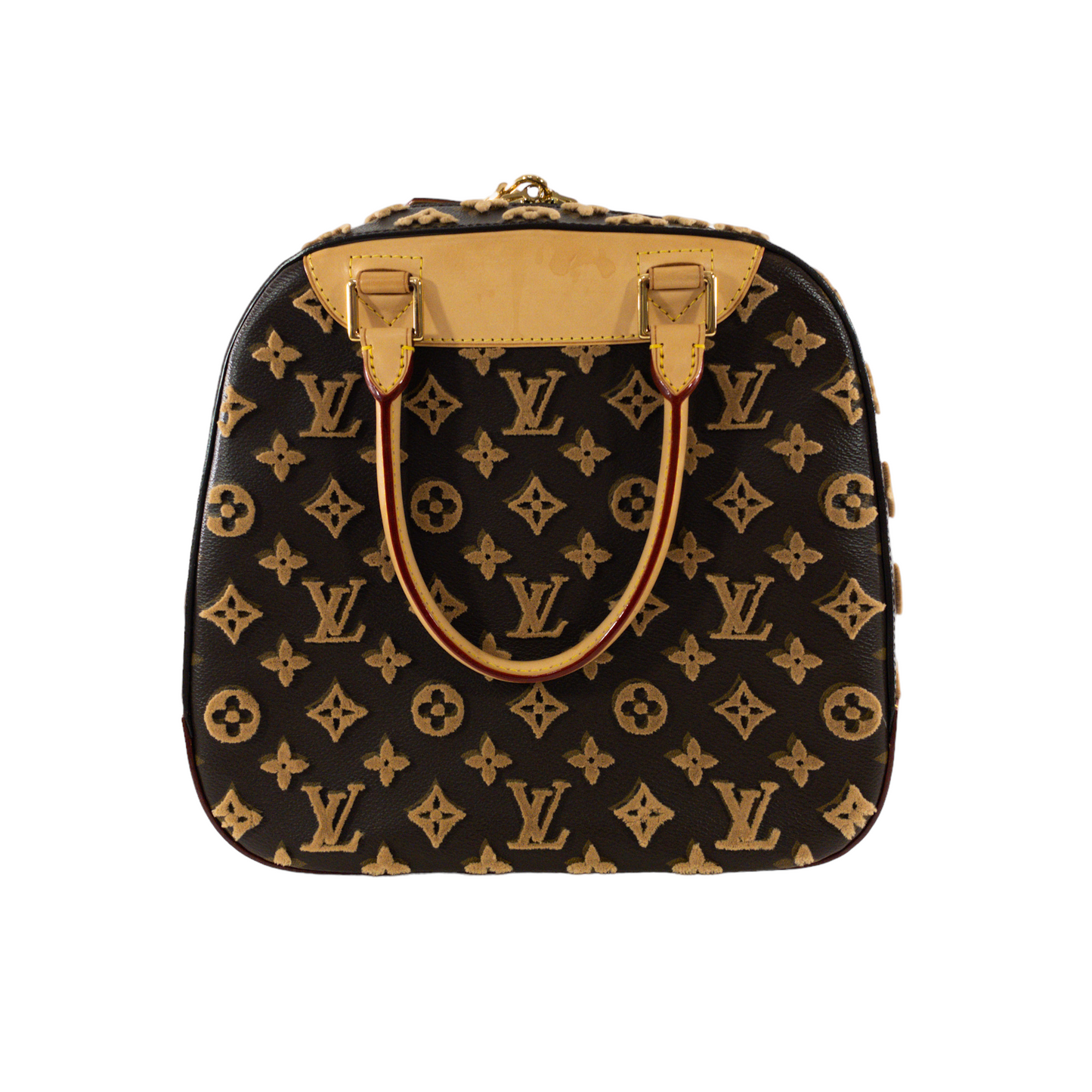 Louis Vuitton Velvet Embroidered Deauville Cube