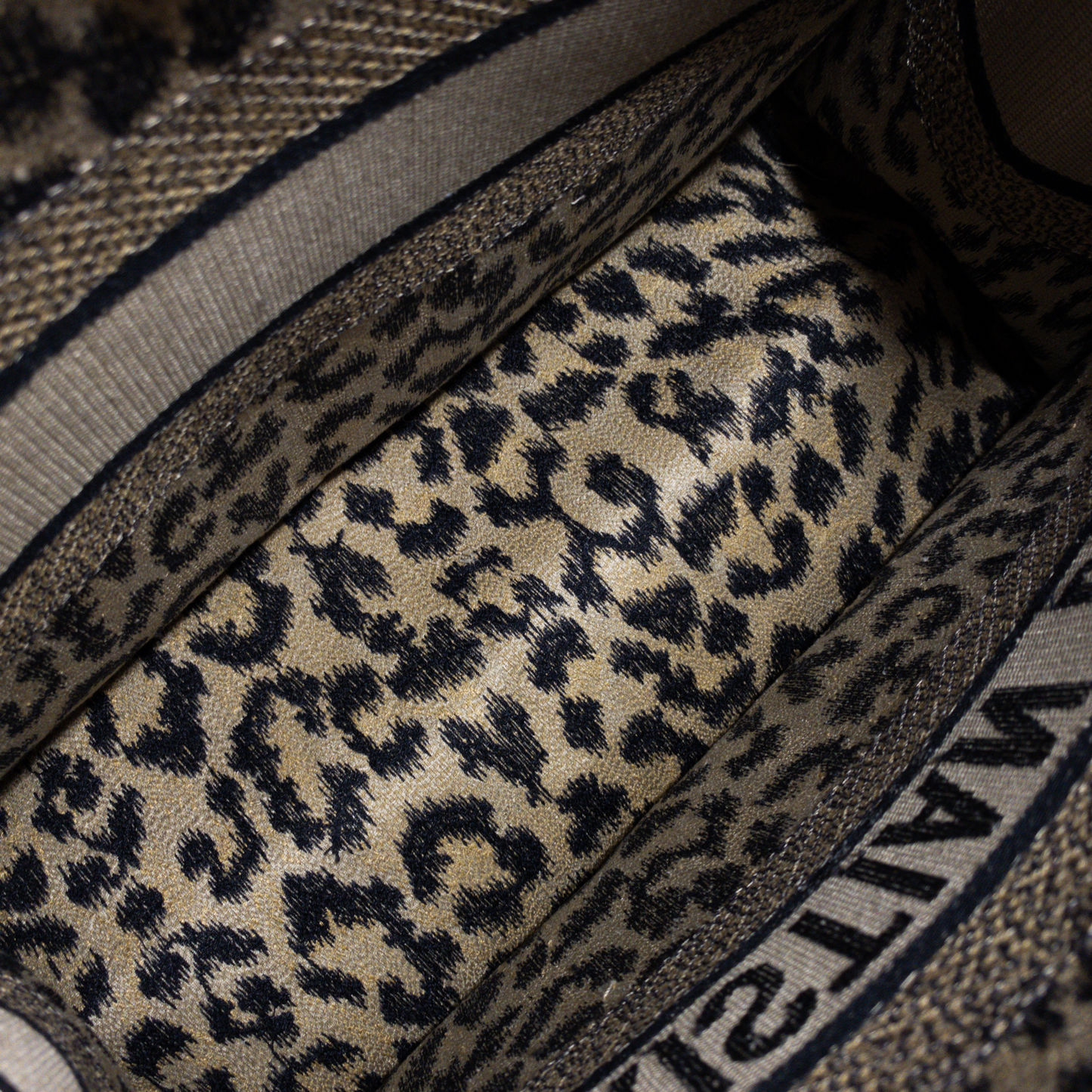 Dior Leopard Medium Book Tote