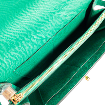 Hermes Vert Jade Touch Kelly To Go GHW