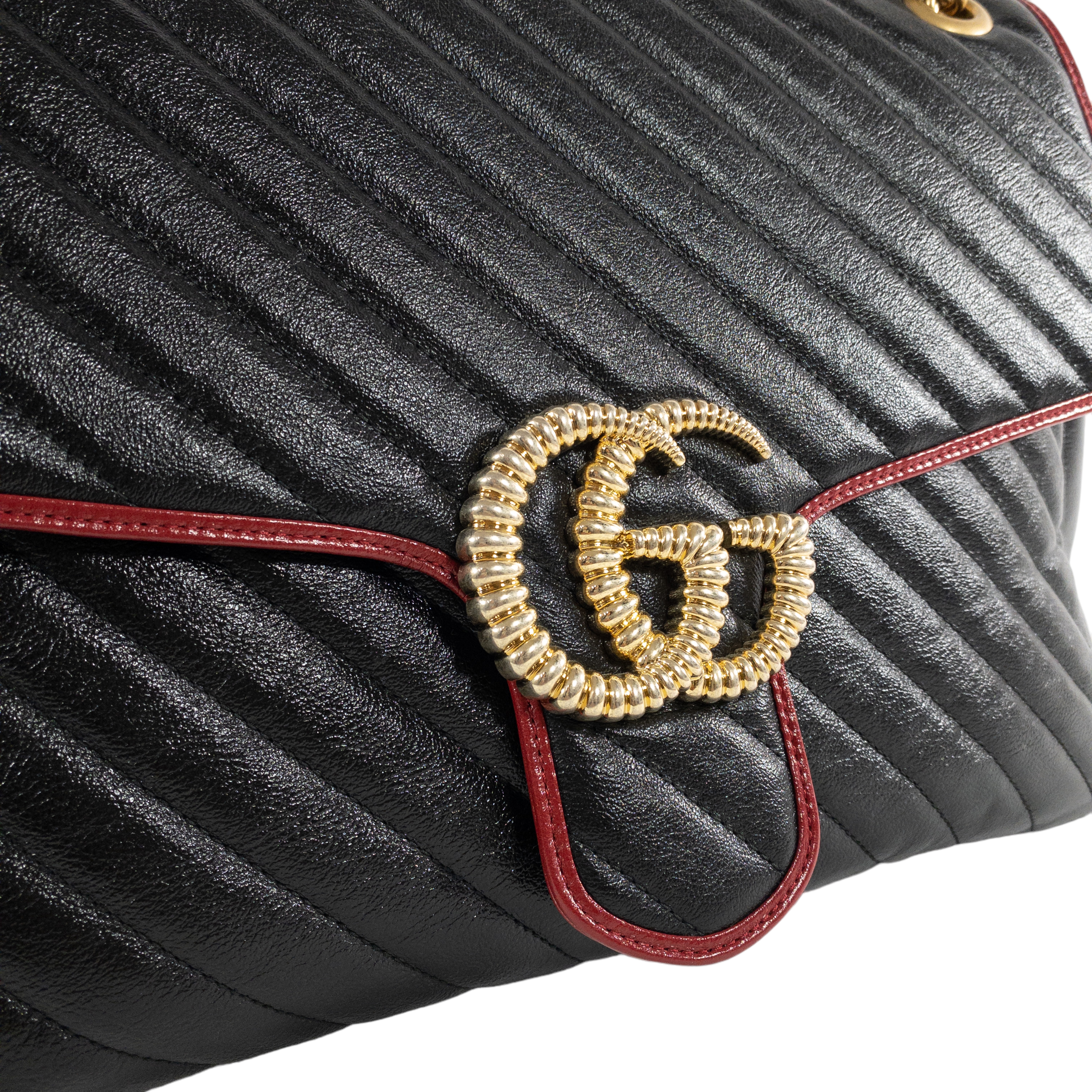 Gucci XL Quilted Marmont Flap Bag