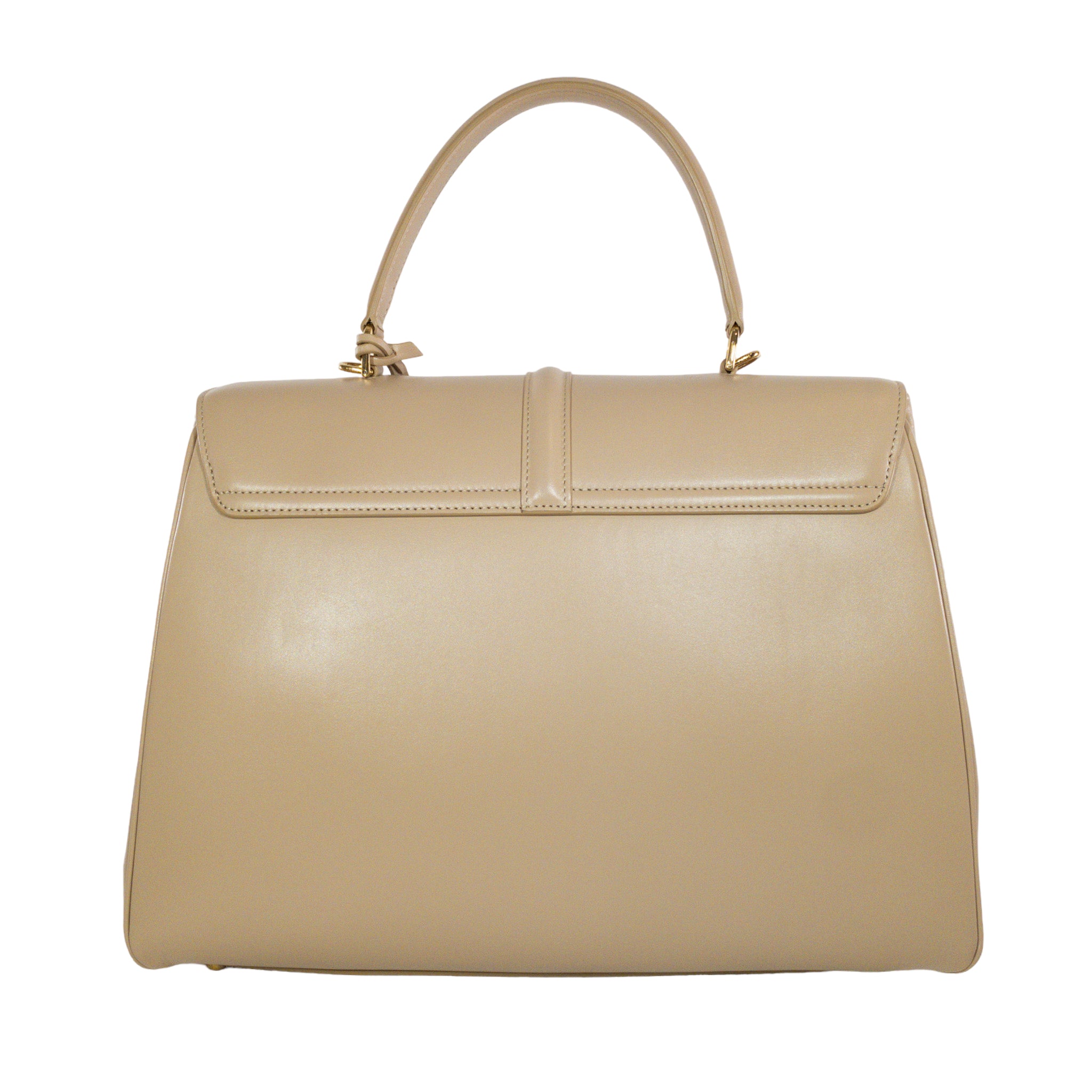 Celine Beige 16 Top Handle Tote