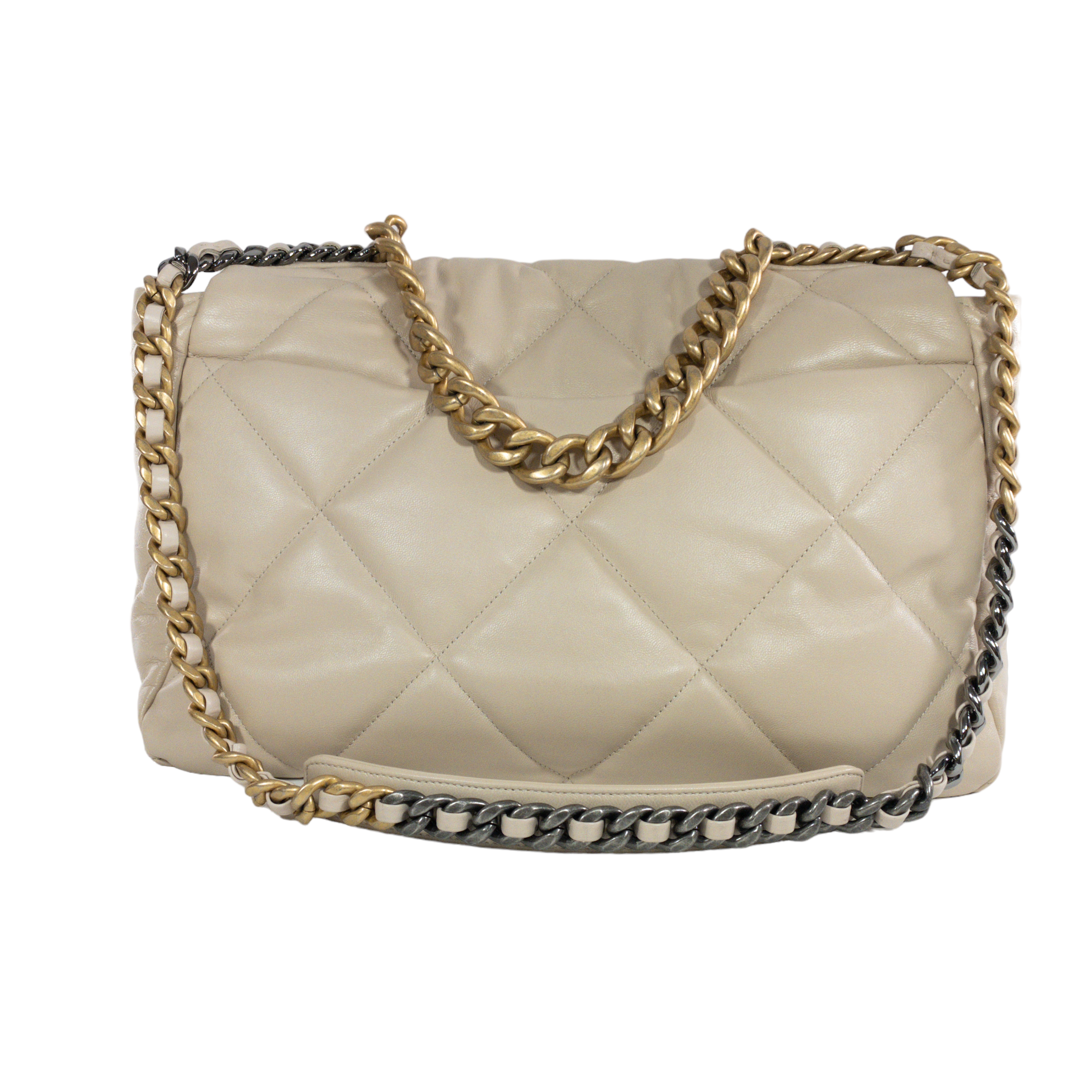 Chanel Maxi 19 Beige