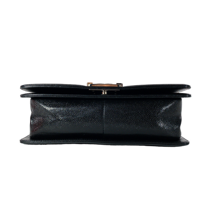 Chanel Black Caviar Medium Boy Bag SHW
