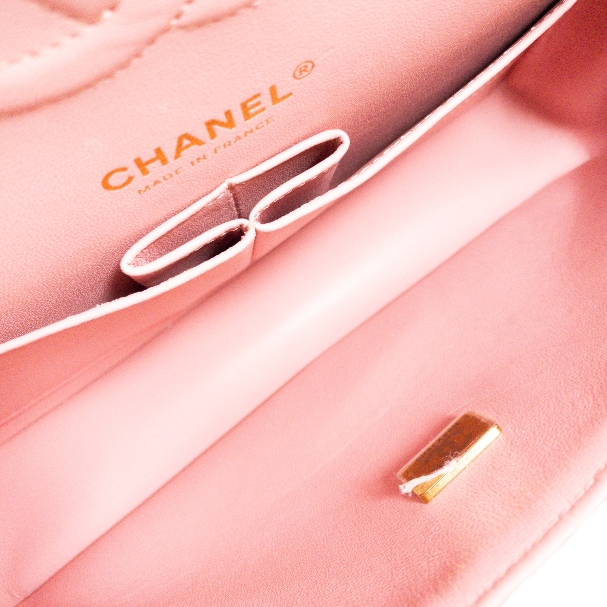 Chanel Pink Resin Flap Medium Bag – The Closet