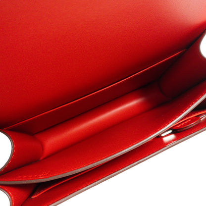 Hermes Rouge de Couer Chevre  Constance 18cm