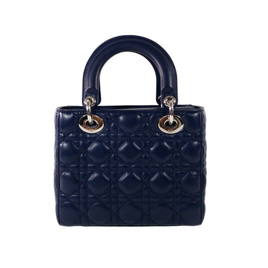 Dior Indigo Small Lady My ABCDior with  Strap SHW