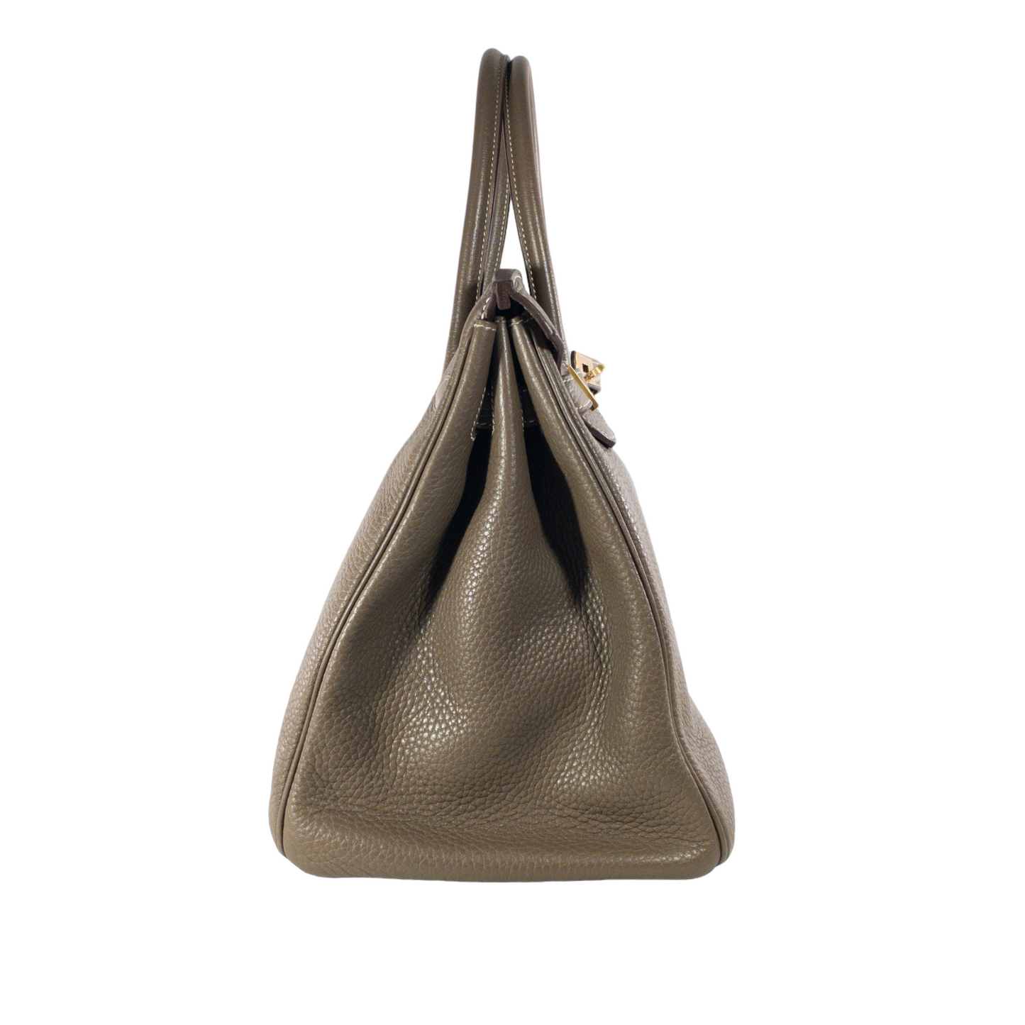 Hermes Etoupe Birkin 35 Clemence  GHW