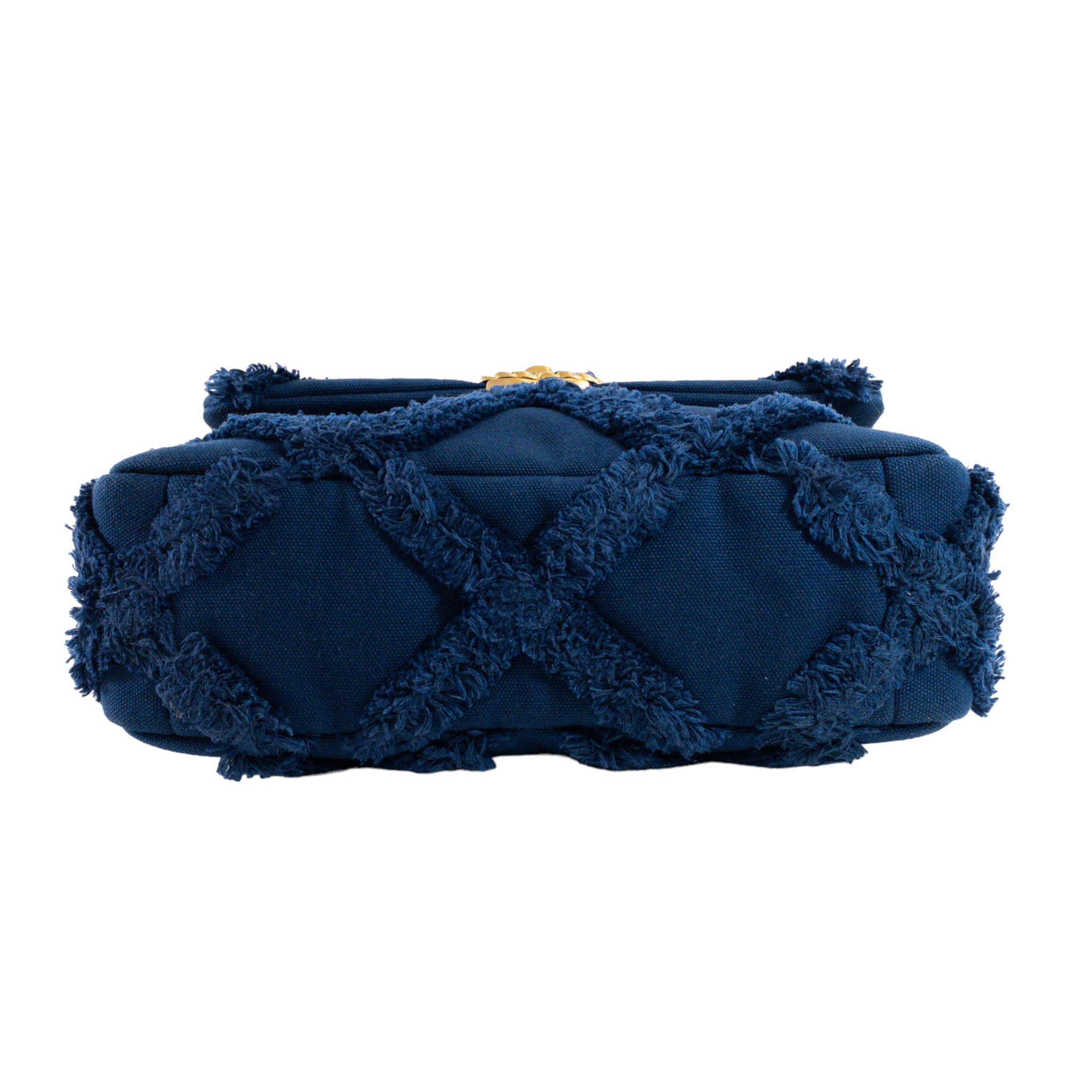 Chanel 19 Medium Navy Canvas Consign of the Times