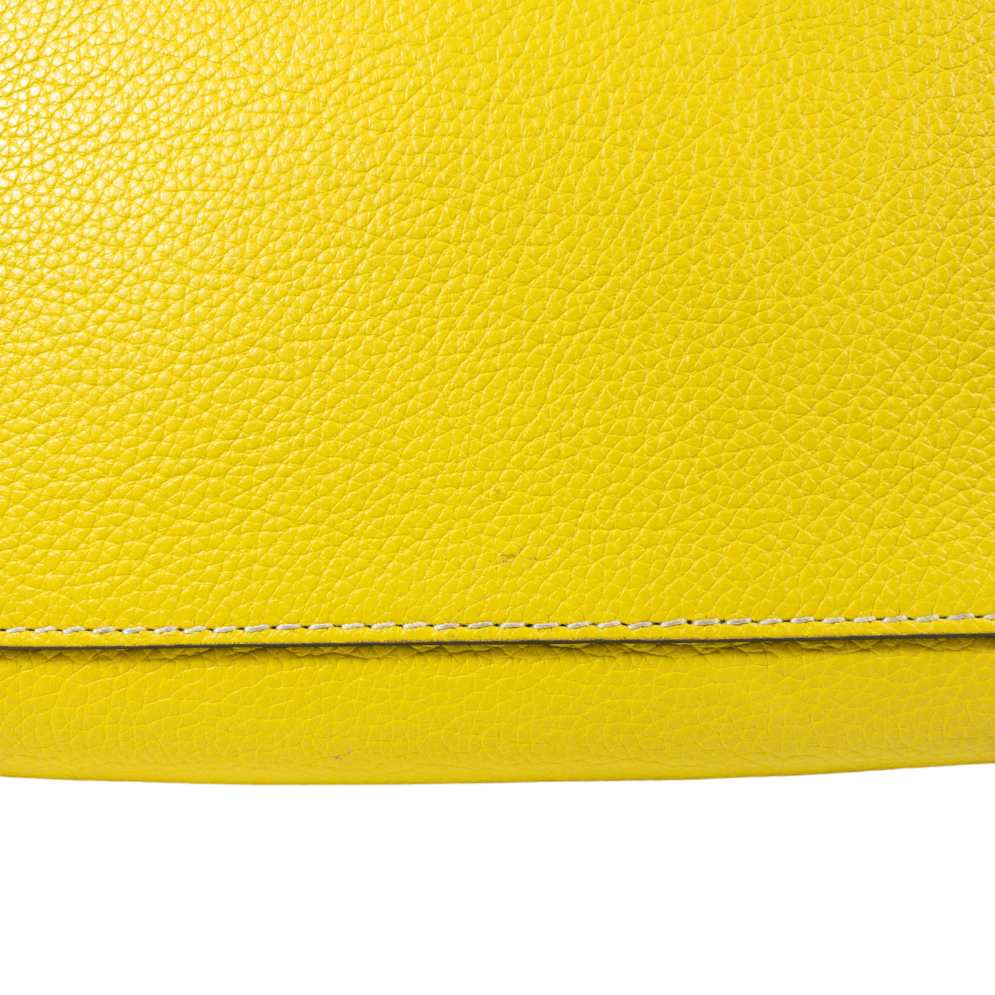Celine Yellow Drummed Mini Luggage Tote