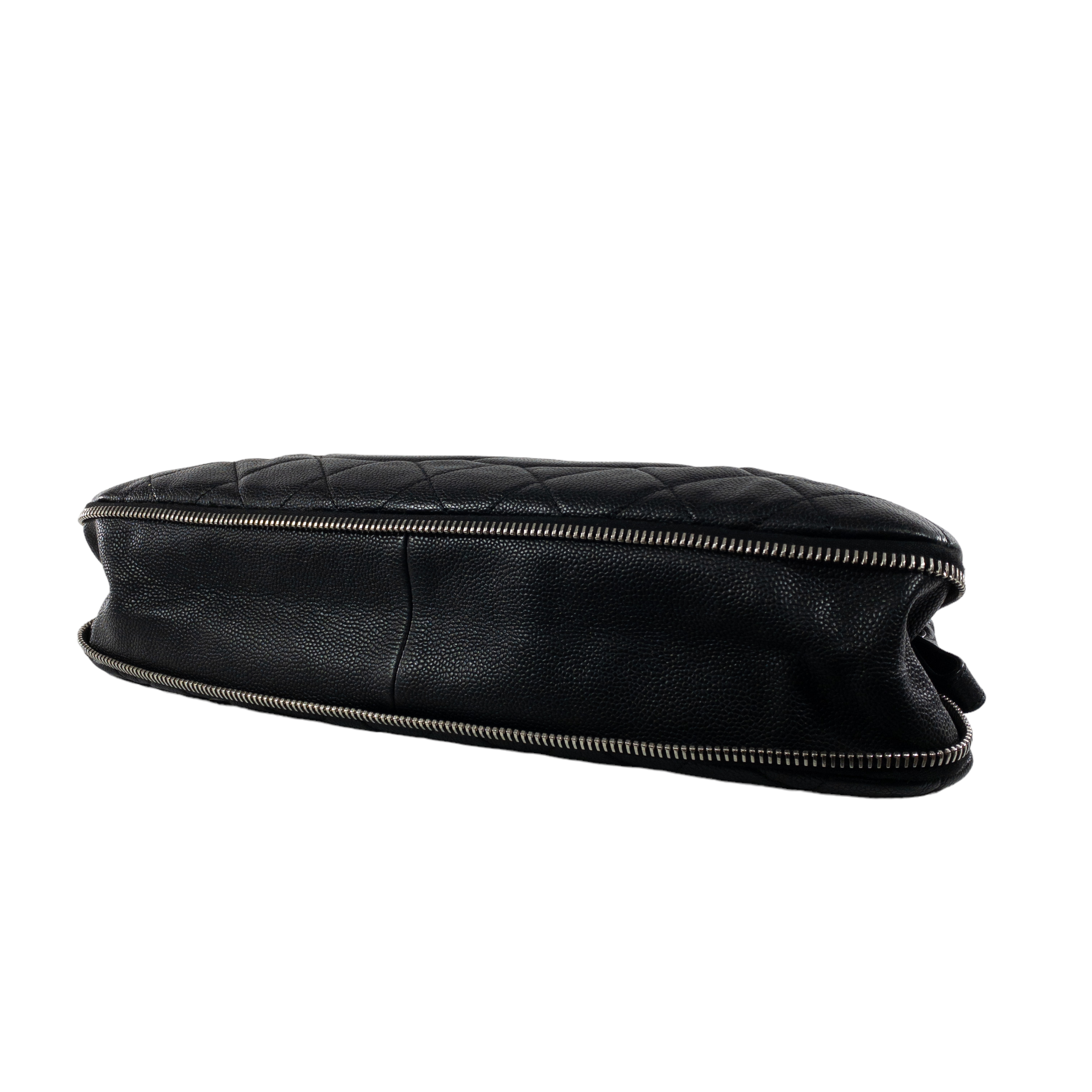 Chanel Black Caviar Expandable Timeless Shoulder Hobo