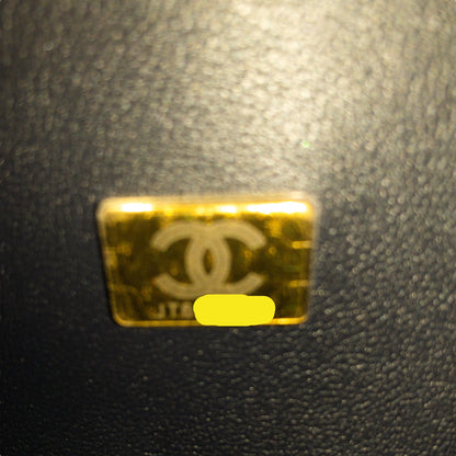 Chanel Navy Lambskin Small Classic Flap GHW