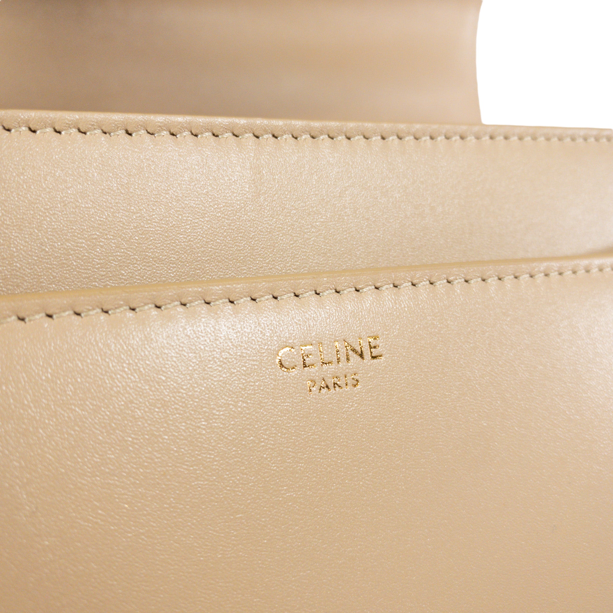 Celine Beige 16 Top Handle Tote