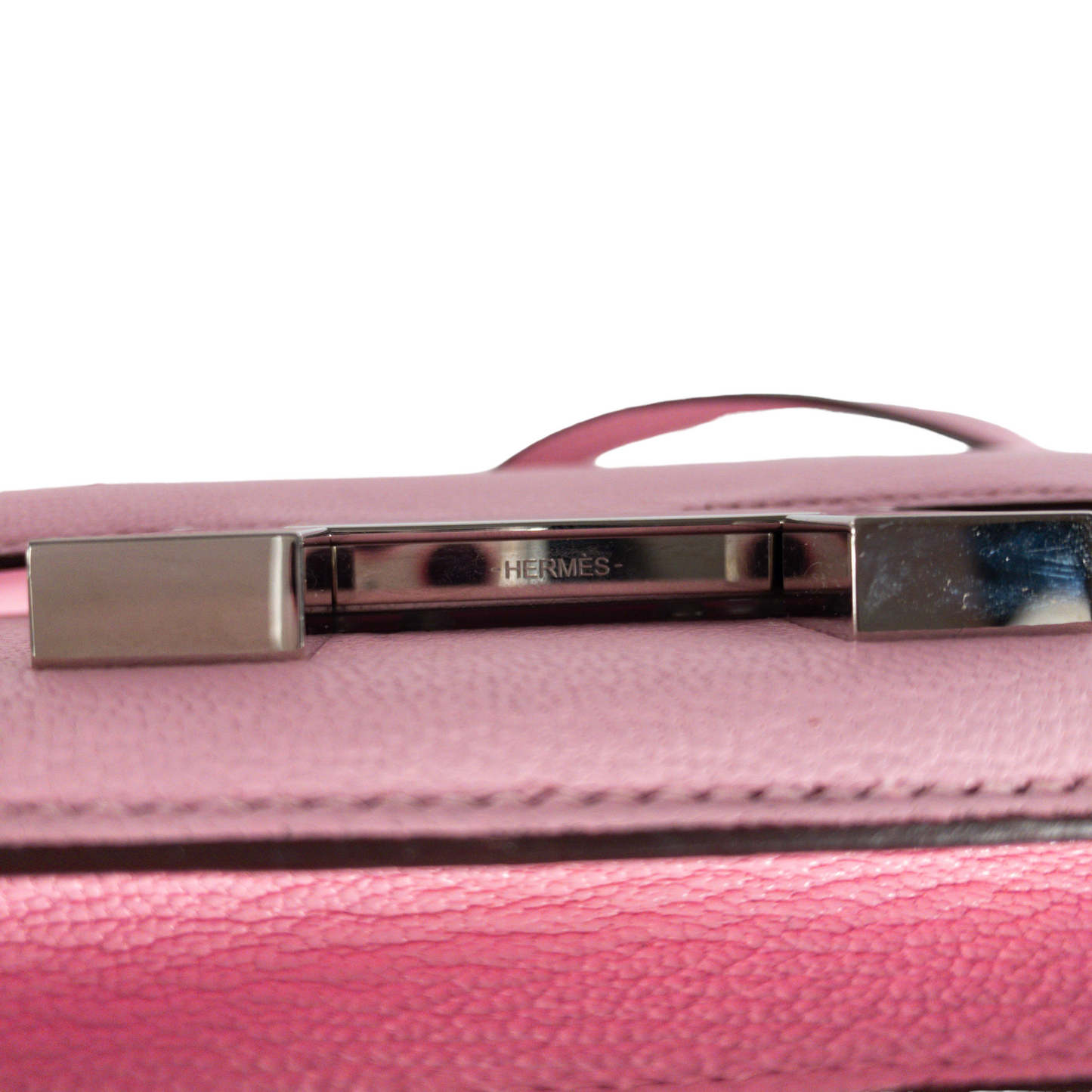 Hermes Rose Sakura Constance 18cm Chevre PHW