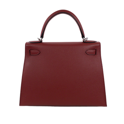 Hermes Rouge Venitienne Kelly 28 Sellier Epsom PHW