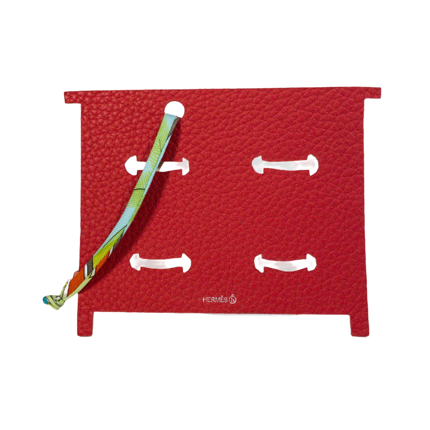 Hermes 'Petite H' Leather Bag Charm