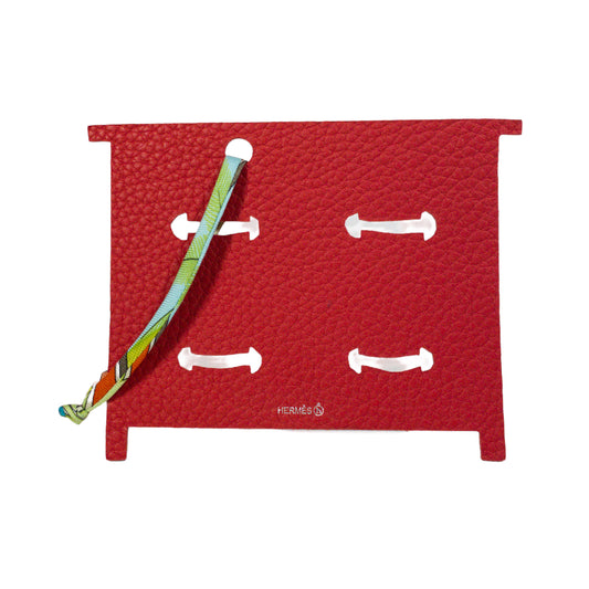 Hermes 'Petite H' Leather Bag Charm