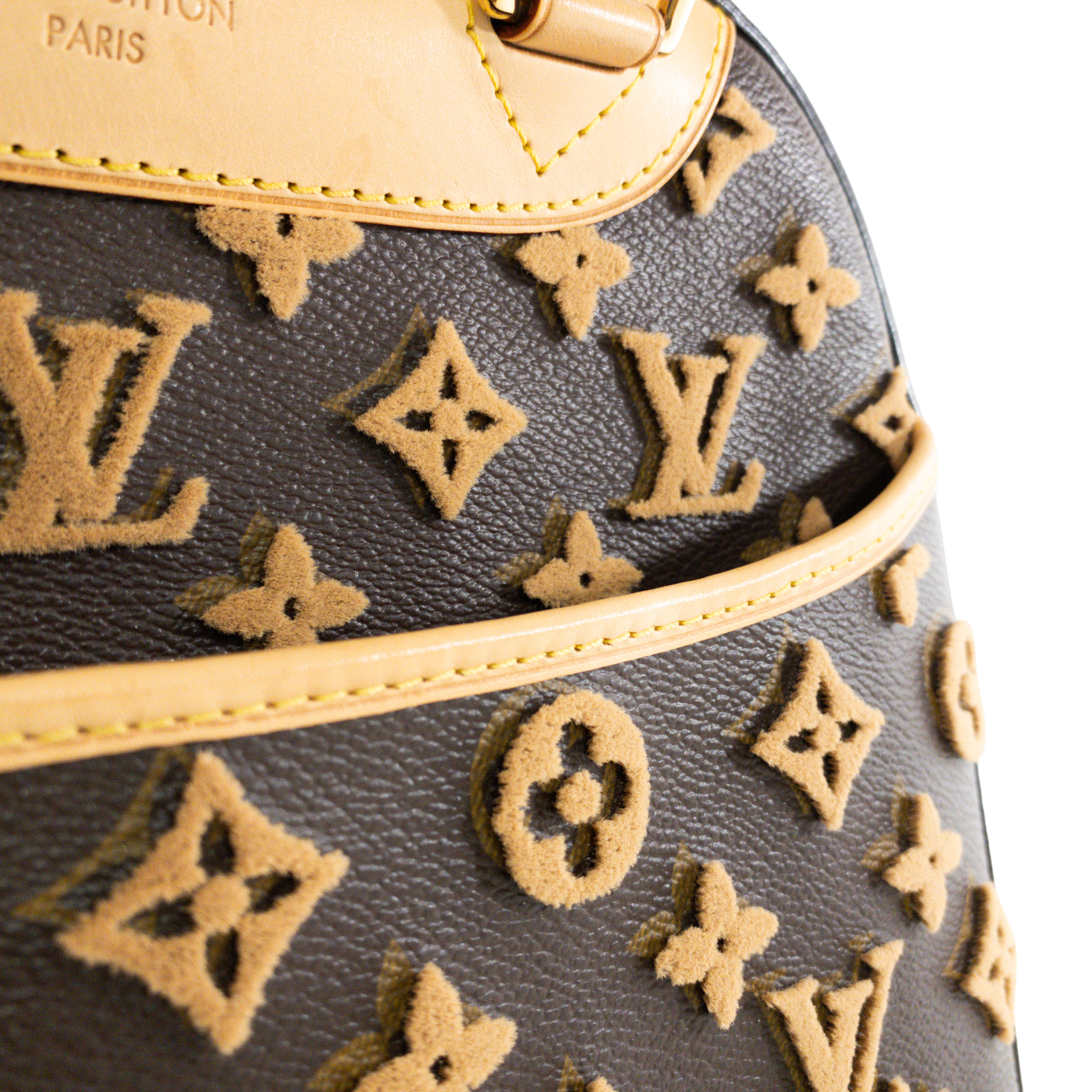 Louis Vuitton Velvet Embroidered Deauville Cube
