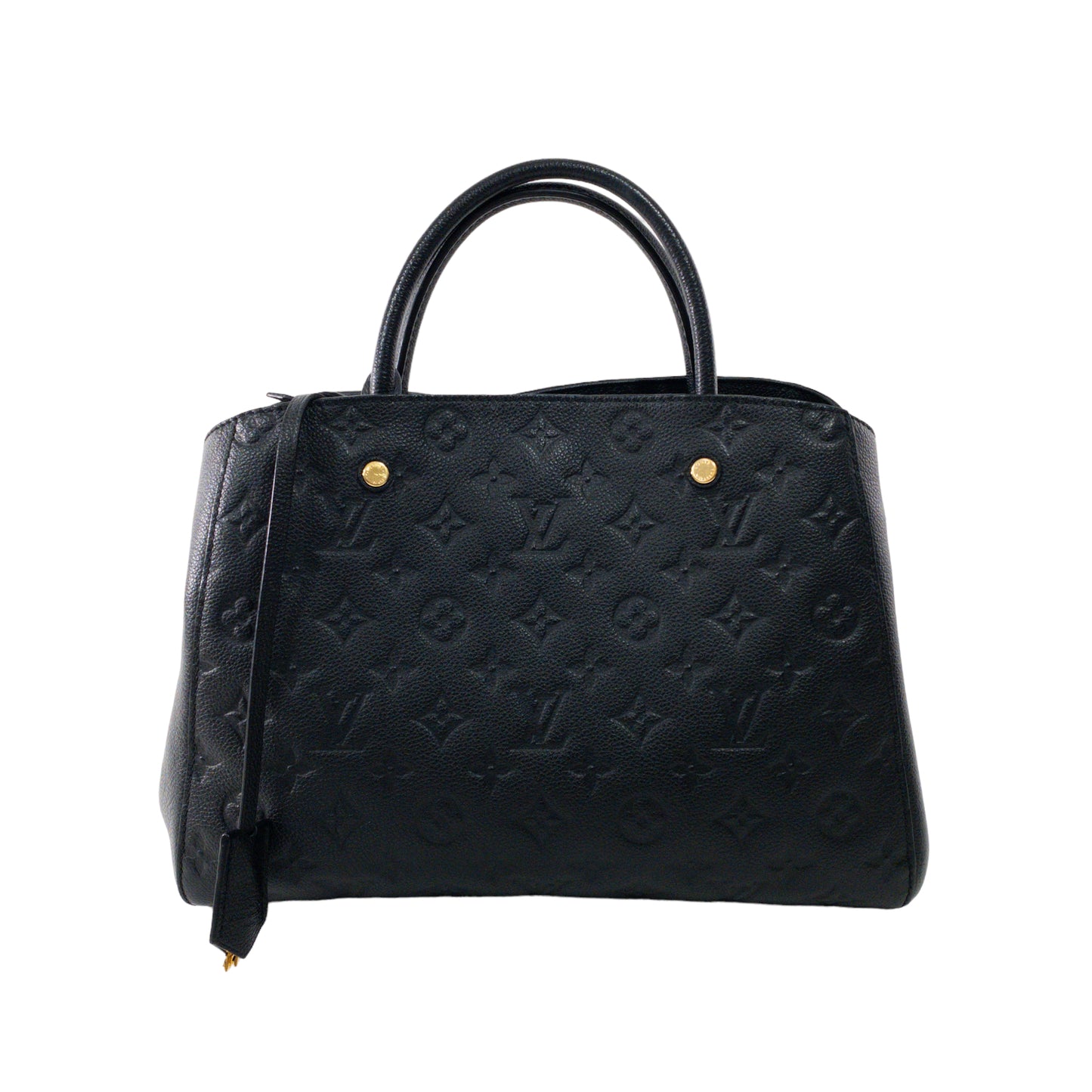 Louis Vuitton Black Empreinte Leather Montaigne