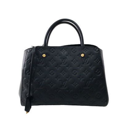 Louis Vuitton Black Empreinte Leather Montaigne