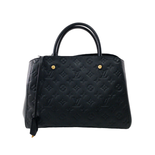 Louis Vuitton Black Empreinte Leather Montaigne