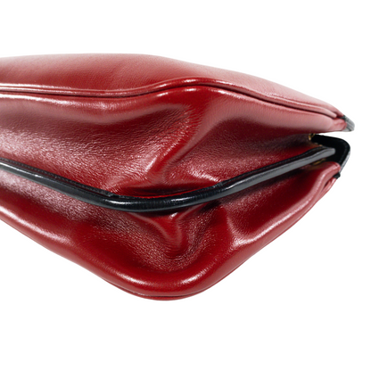 Gucci Red Linea Marina Chain Shoulder Bag