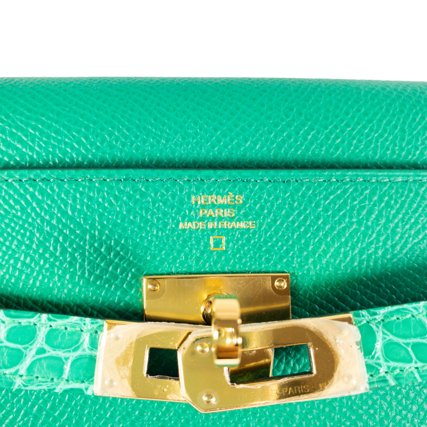 Hermes Vert Jade Touch Kelly To Go GHW