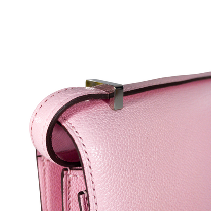 Hermes Rose Sakura Constance 18cm Chevre PHW