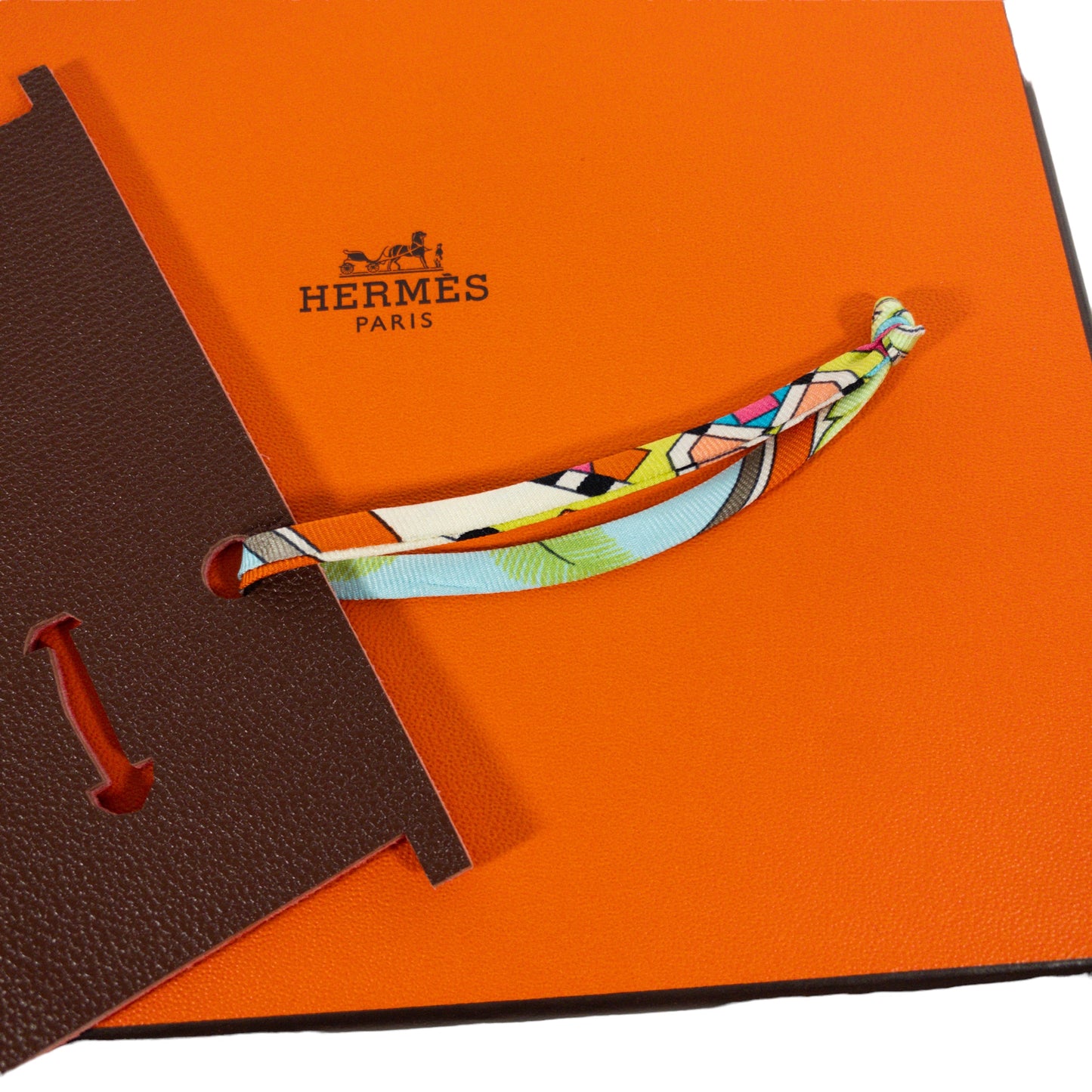 Hermes 'Petite H' Leather Bag Charm