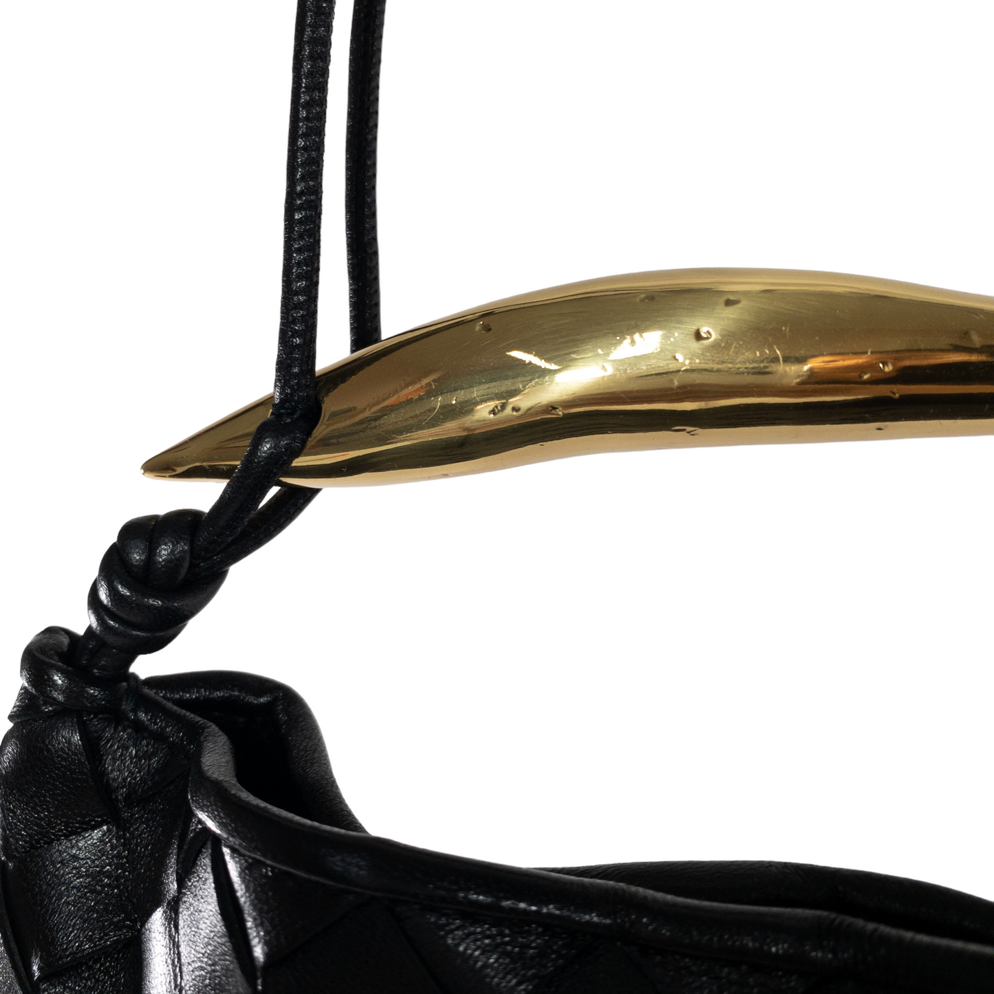 Bottega Veneta Black Mini Sardine Hobo