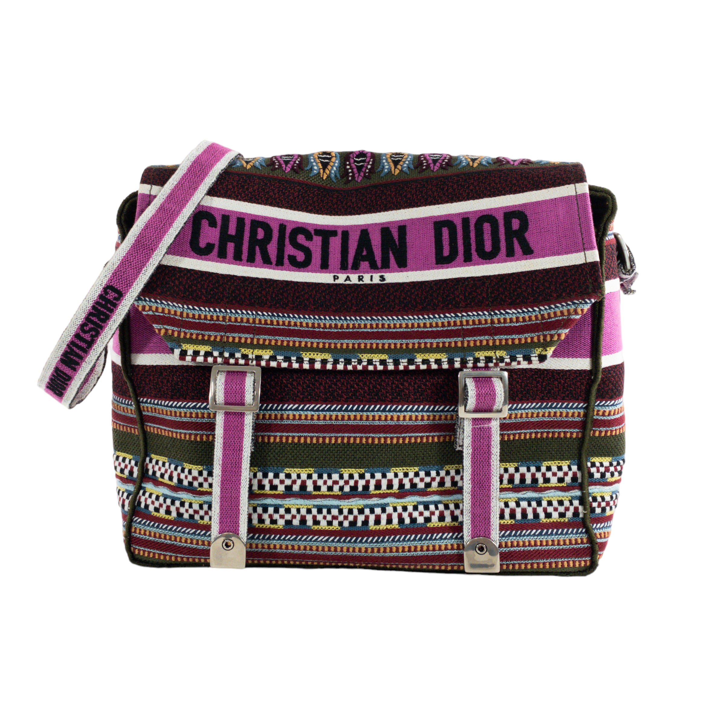 DiorCamp Embroidered Messenger Bag