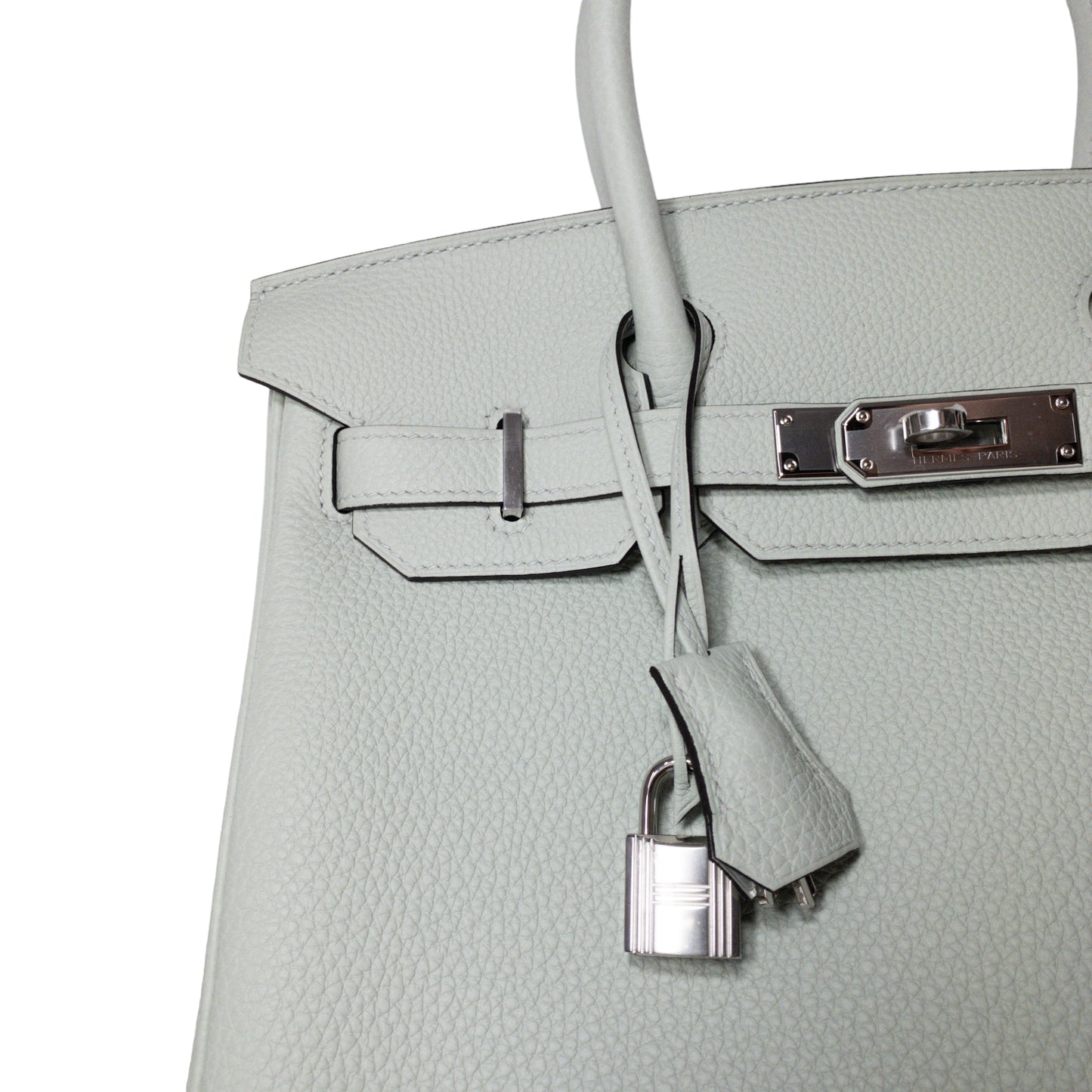Hermes Gris Neve Togo Birkin 30 PHW