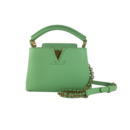 Louis Vuitton Mint Green Mini Cappucine – Consign of the Times ™ Louis Vuitton Mint Green Mini Cappucine – Consign of the Times ™