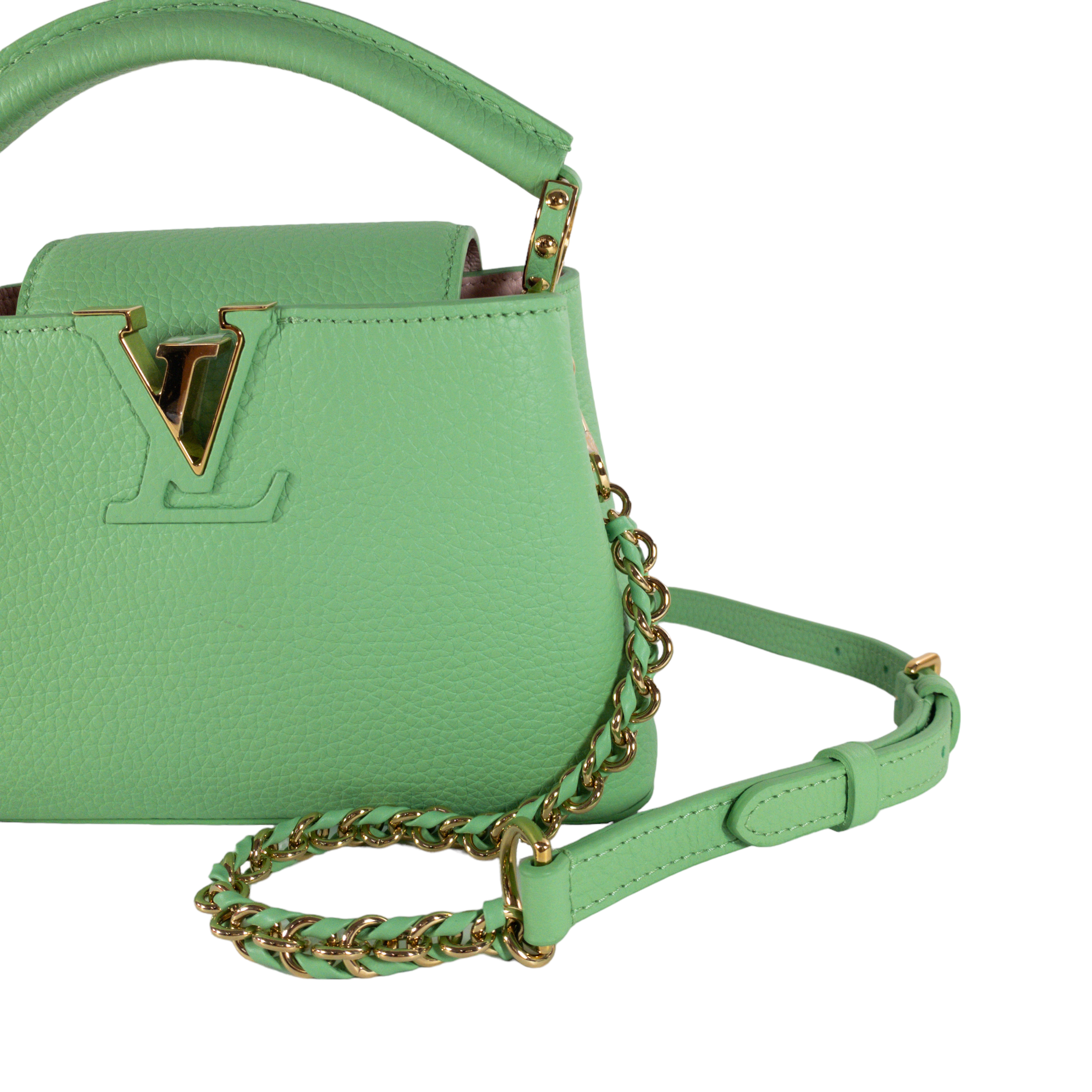 Louis Vuitton Mint Green Mini Cappucine