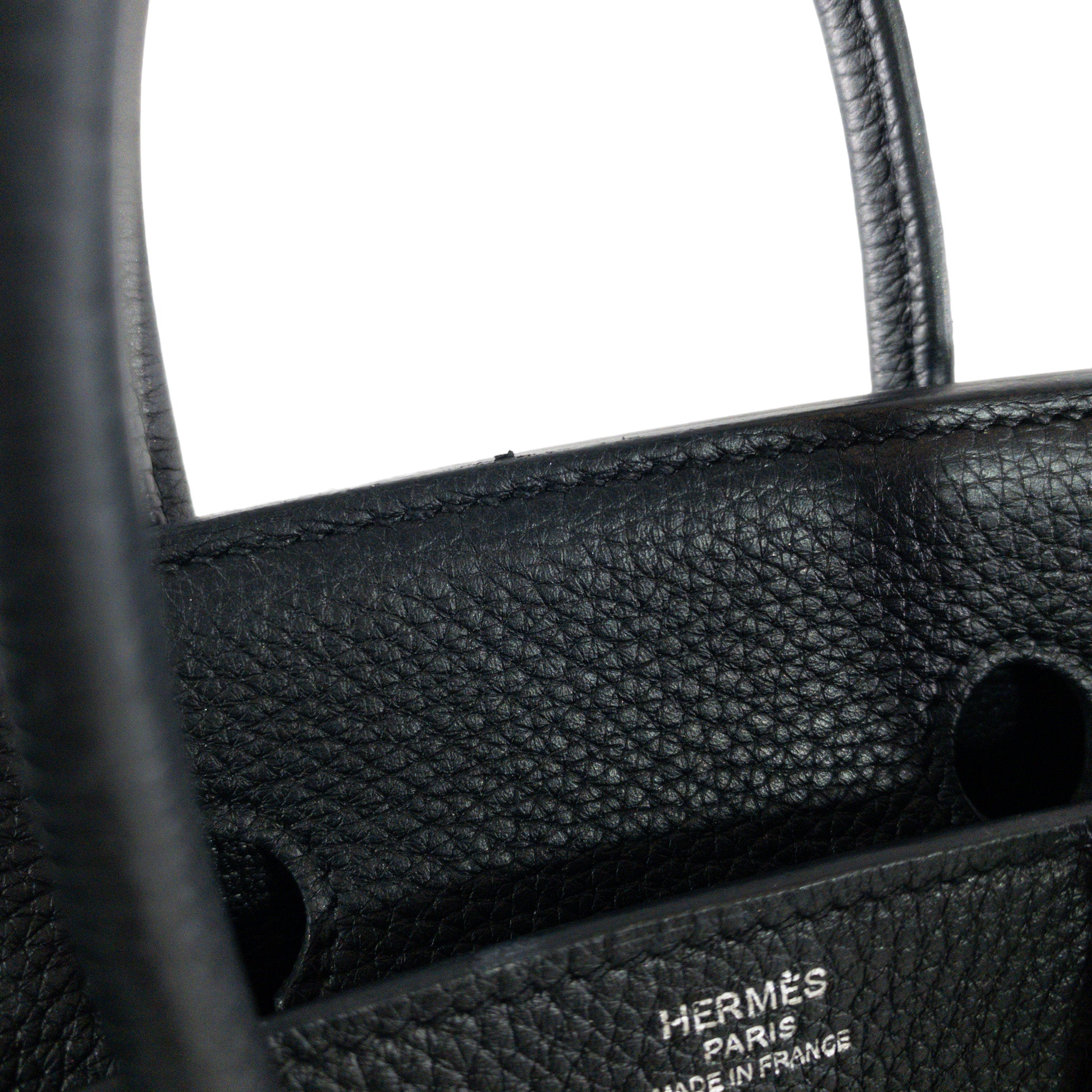 Hermes Birkin 25 Black Togo PHW