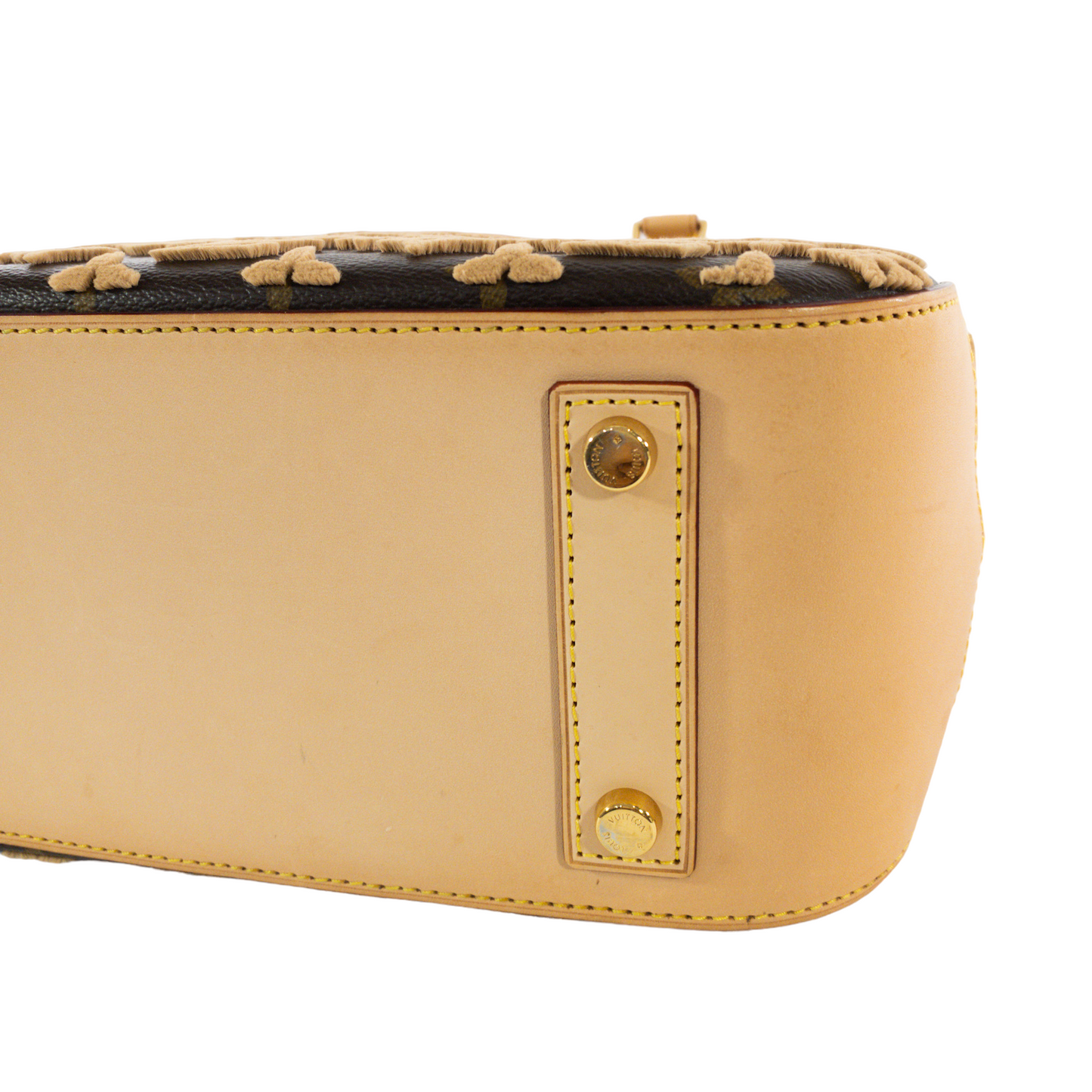 Louis Vuitton Velvet Embroidered Deauville Cube