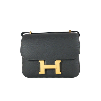Hermes Graphite Constance 18cm GHW