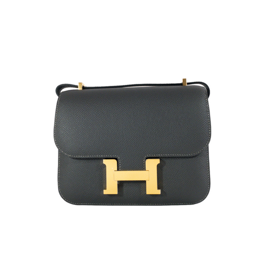 Hermes Graphite Constance 18cm GHW