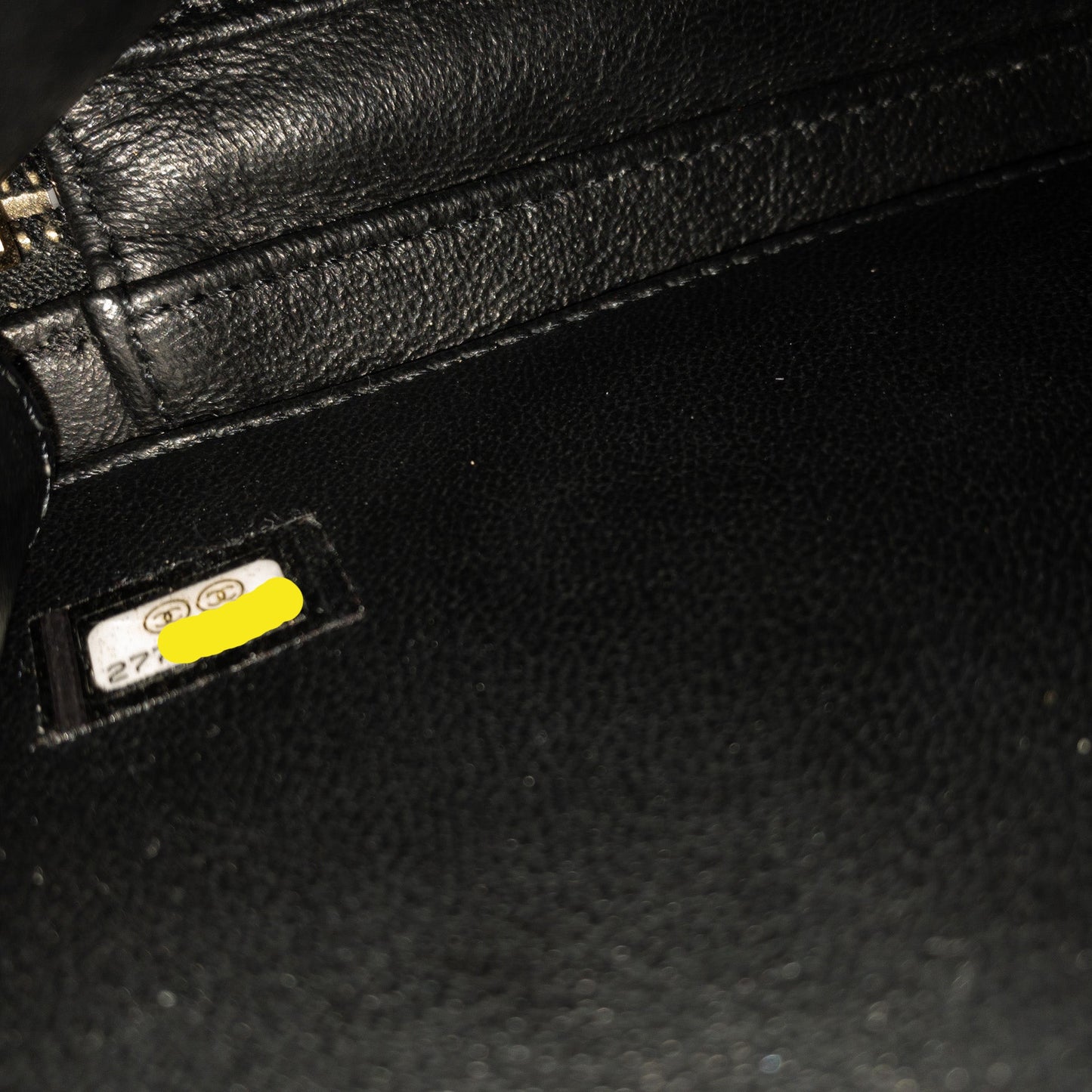 Chanel Black Caviar Filagree Vanity