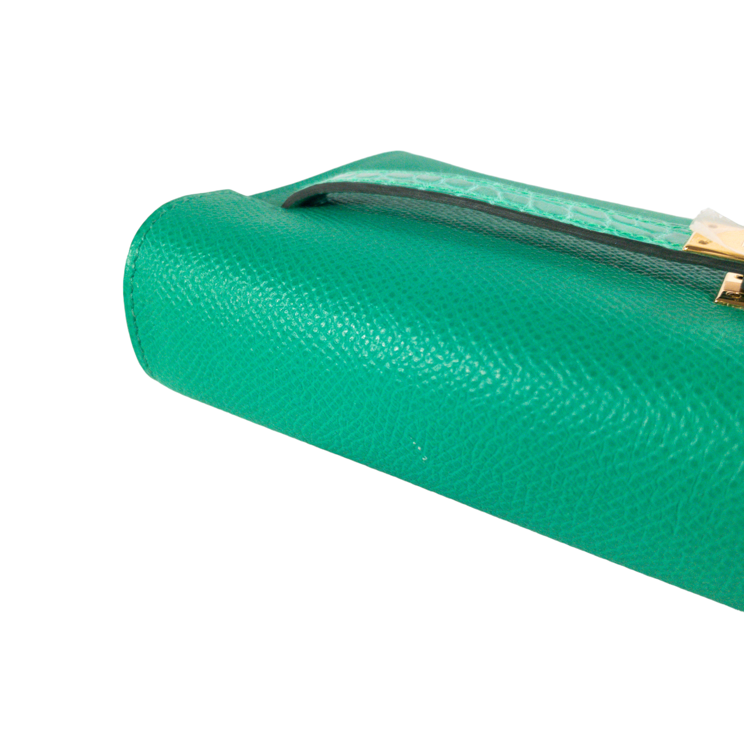 Hermes Vert Jade Touch Kelly To Go GHW